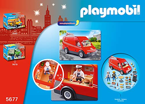 PLAYMOBIL 5677 Food Truck, Multicolor