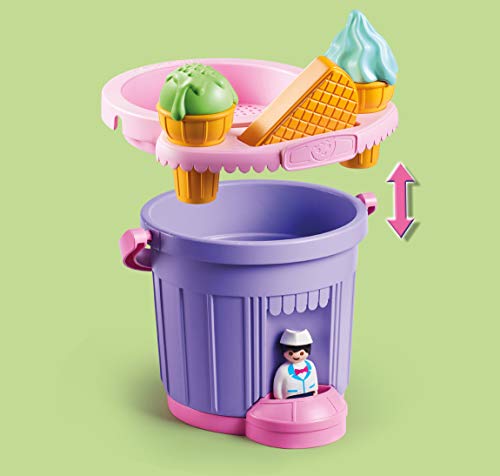 PLAYMOBIL-Cubo Heladería Juguete, Multicolor (geobra Brandstätter 9406)