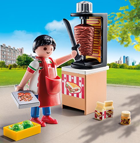 PLAYMOBIL Especiales Plus- Vendedor de Kebab Juguete, Multicolor, única (9088)