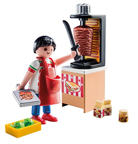 PLAYMOBIL Especiales Plus- Vendedor de Kebab Juguete, Multicolor, única (9088)