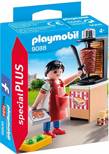 PLAYMOBIL Especiales Plus- Vendedor de Kebab Juguete, Multicolor, única (9088)