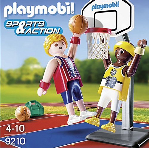 PLAYMOBIL Huevos-9210 Jugadores Baloncesto, Multicolor (9210)