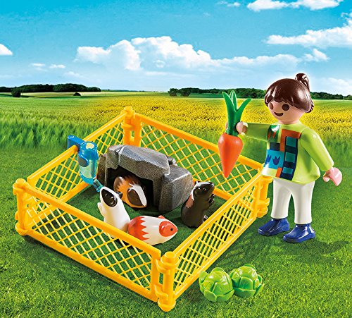 PLAYMOBIL - Niña con cobayas (47940)