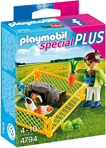 PLAYMOBIL - Niña con cobayas (47940)