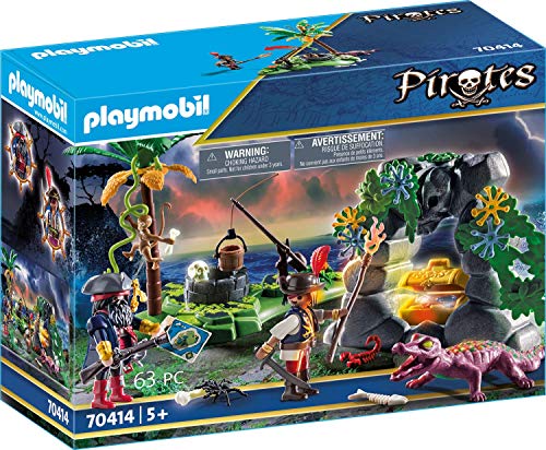 PLAYMOBIL Pirates - Escondite Pirata, a partir de 5 Años, 70414