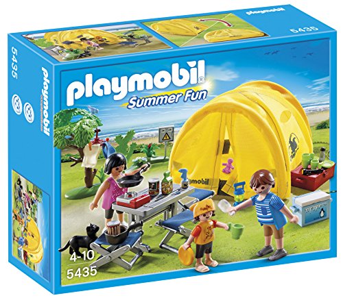 PLAYMOBIL Vacaciones - Tienda de campaña Familiar (5435)