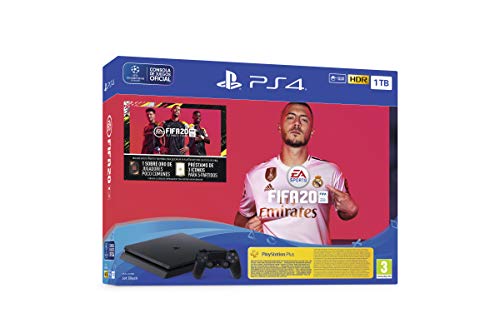 PlayStation 4 (PS4) +FIFA20/FUTVCH/PS y 14 días VCH/PS4 1TBF/SPA, Slim 1TB