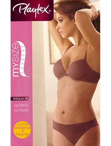 Playtex - Sujetador con aro ligeramente acolchado My Size 06836 Marrón chocolate 75B