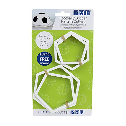 PME FB49 Cortadores de patrón de fútbol/fútbol, plástico de grado alimenticio