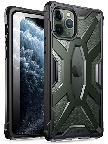 Poetic Apple iPhone 11 Pro Funda [Affinity Series]-[Agarre Parachoques TPU] [Protección Esquina] Funda Protectora Hibrida para Apple iPhone 11 Pro (2019 Liberado), Negro