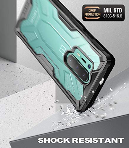 Poetic oneplus 8 Pro Funda [Affinity Series]-[Agarre Parachoques TPU] [Protección Esquina] Funda Protectora Hibrida para oneplus 8 Pro, Negro/Claro