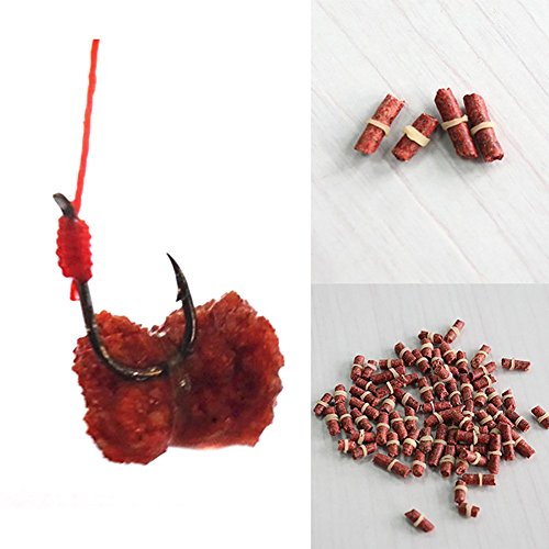 POHOVE Cebo de Pesca Pellets Rojo Smell Cebos Pesca en Agua Dulce Cebos - Estilo 1, Free Size