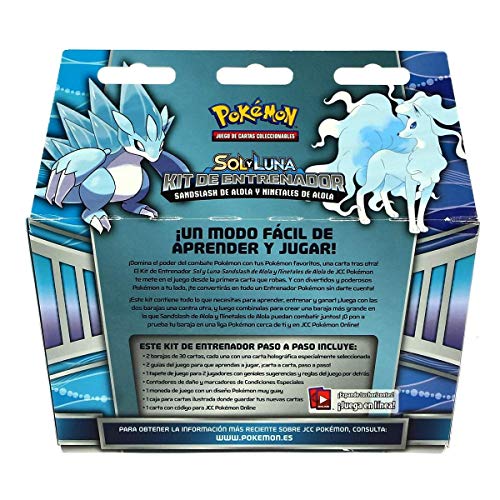 Pokèmon Kit Entrenador Sandslash de Alola y Ninetales de Alola (1)