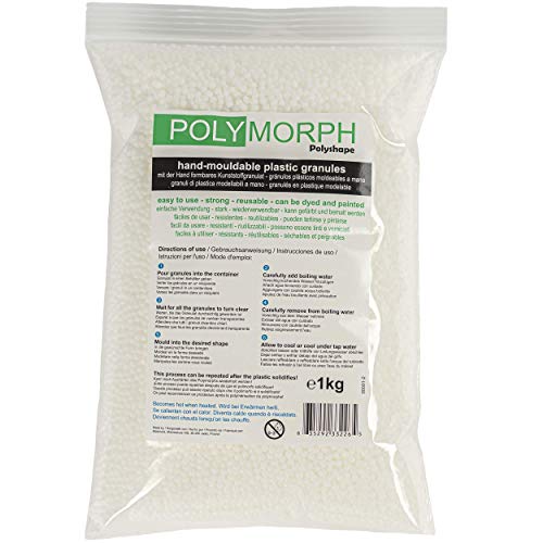 Polyshape Polymorph Bolsa de plástico moldeable a Mano, 1kg