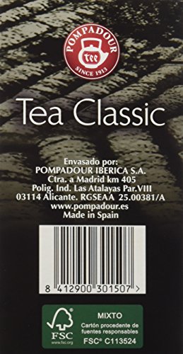 Pompadour Té Clásico - 100 bolsitas - [pack de 2]