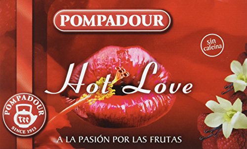 Pompadour Té Infusion Hot Love - 20 bolsitas - [Pack de 2]