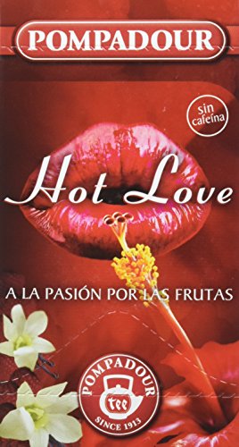 Pompadour Té Infusion Hot Love - 20 bolsitas - [Pack de 2]