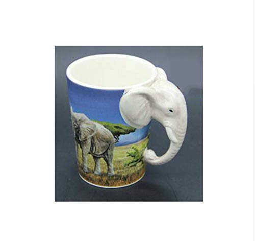 PORCN jarras de cerveza 3D creativo pintado a mano de animales taza de cerámica animal estéreo modelado leche café Taza Venta al por mayor y Dropshipping disponible, G