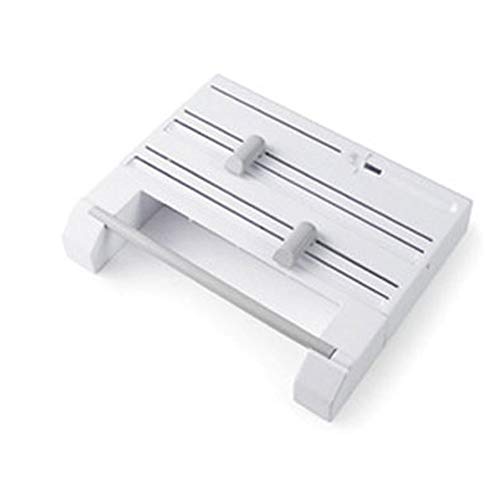 Portarrollos Pared Cocina Dispensador De Rollos Cortador De Papel De Aluminio Película Adhesiva Rollo De Papel Bolsa De Basura Cinta Soportes Estante 6 En 1 (Blanco)