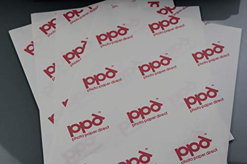 PPD A4 Papel De Transferencia Térmica Para Camisetas y Tejidos Blancos o Claros, 10 Hojas - PPD-1-10