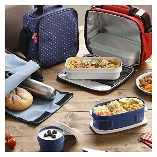 PracticFood - Urban Food Stars con Cubiertos Laken. Bolsa Térmica Porta Alimentos con Tapers Herméticos