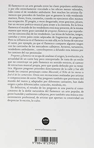 Pregones y flamenco: El cante en los vendedores ambulantes andaluces: 17 (Flamenco y cultura popular)