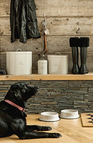 Premier Housewares 1.2 Litre Adore Pets 1.2 Litro Bote para conservar Alimentos-Good Dog, Buen Perro, Acero Inoxidable, Natural, 11x11x18 cm