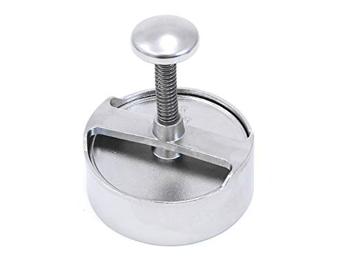 Prensa profesional para hamburguesas, 125 mm de diámetro, de aluminio, para hamburguesas, hamburguesas perfectas, pattis, pattis, pattis, pattis, pattillo, carne picada de alta calidad