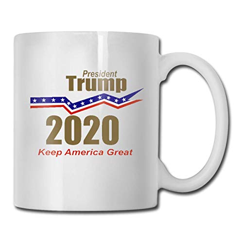 President 2020 Keep America Great V Taza de café de cerámica, oficina, hogar, regalo, diversión, taza de amantes