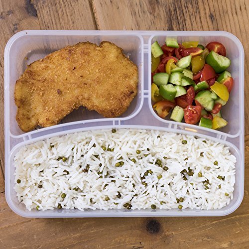 Pret a Paquet Bento Fiambreras con 3 Compartimientos, Porta Alimentos con Bolsa Termica, Apto Para Microondas Y Lavavajillas, Sin BPA, Fiambrera Infantil, Fiambrera para el Trabajo