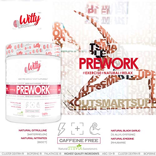 PREWORK MTX WITTY | Proworkout | Energy Plus Caffeine Free| Activa Cuerpo y Mente |Equilibrio BodyMind | Nutrientes Seguros Efectivos y Naturales