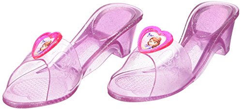 Princesas Disney - Zapatos de Princesa Sofía para niñas, disfraz infantil - Talla 4-6 años (Rubie's 36171)