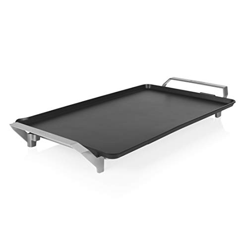 Princess Table Chef Premium 103120 Plancha extragrande XXL, con doble elemento calefactor, 60 x 36 cm