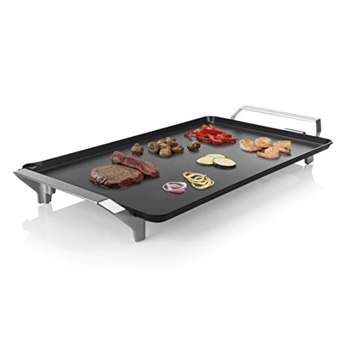 Princess Table Chef Premium 103120 Plancha extragrande XXL, con doble elemento calefactor, 60 x 36 cm