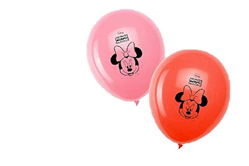 Procos- Pack de 8 globos inflables con Minnie Mouse, multicolor, PR9716