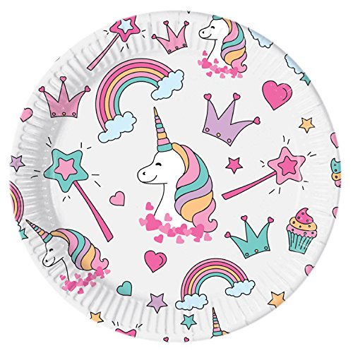 Procos- Set de fiesta unicornio Magic Party, Multicolor (10118521)