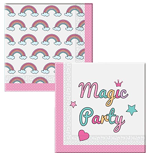 Procos- Set de fiesta unicornio Magic Party, Multicolor (10118521)