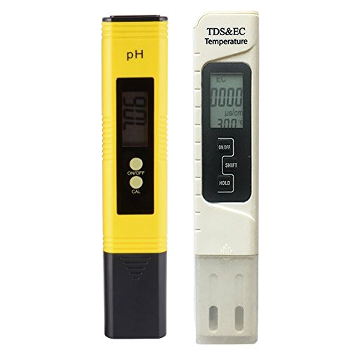 Profesional TDS EC Probador Medidor de pH Digital Temp PPM Verificación Calidad del agua Pureza para filtro Pool Aquarium Hydroponic