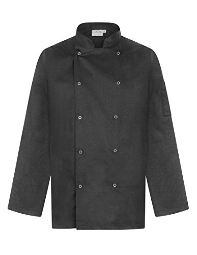 ProLuxe - Chaqueta Chef - Hombre Negro Negro XL