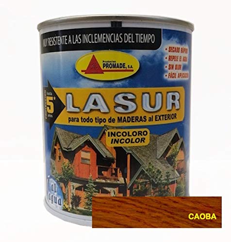 PROMADE - Lasur protector madera caoba 750 ml.