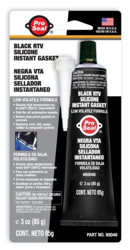 ProSeal Sello de Silicona instantáneo Cruce 80046, Negro