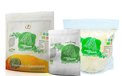 Proteína de Guisante Eco 1 Kg 82% Proteína Natural y Vegano sin Sabor