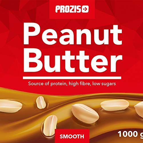 Prozis Peanut Butter 1kg - Deliciosa y de Textura Crujiente - Fuente Natural de Proteína - Apta para Dietas Veganas, Kosher y Halal - Sin Sal Añadida y Sin Grasas Trans