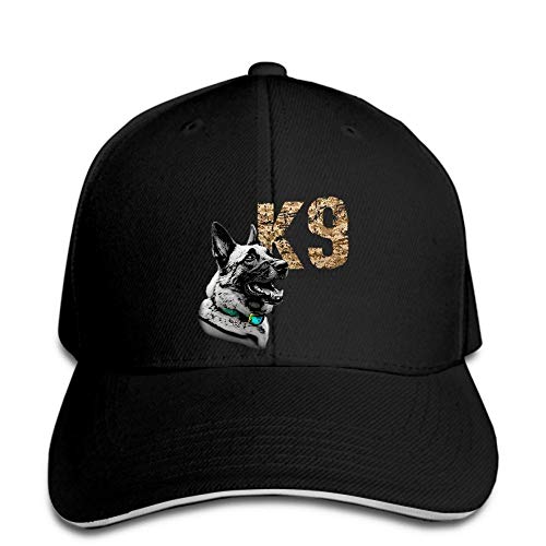 PRWJH - Gorra de béisbol con diseño de malinois mechelaar K9 desertsunlight verano estándar de punto Snapback sombrero