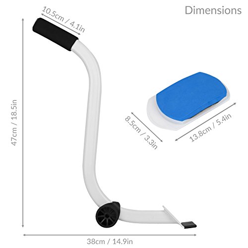Pukkr Herramienta de mudanza y elevación de muebles | Palanca de elevación pesada y 4 almohadillas de deslizamiento | Para alfombras y pisos duros | Fácil movimiento de muebles grandes