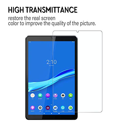 PULEN [2 Unidades] Protector de Pantalla para Lenovo Tab M10 FHD Plus 10.3 inch, Vidrio Cristal Templado [2.5d Borde redondo] [9H Dureza] [Alta Definicion]