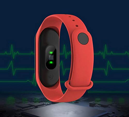 Pulsera Inteligente De Seguimiento del Ritmo Cardíaco Gimnasio Multifunción Impermeable Presión Arterial Oxígeno Sangre Podómetro En Color Pulsera Inteligente Azul