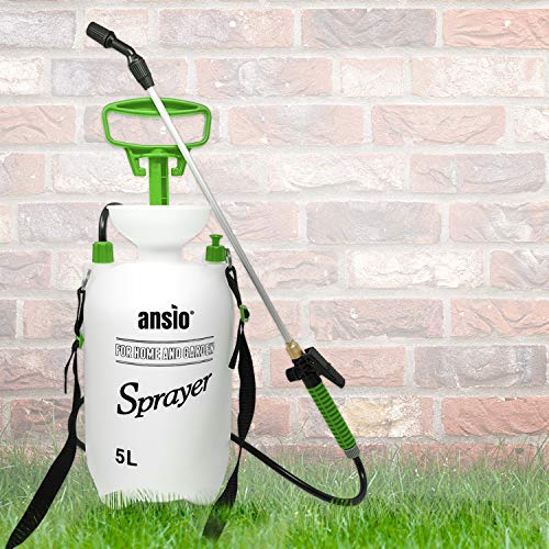 Pulverizador de jardín Pulverizador de presión Acción de Bomba, Ideal con herbicidas, pesticidas, herbicidas, insecticidas, fungicidas - Pulverizador de Bomba de Agua (5 L)