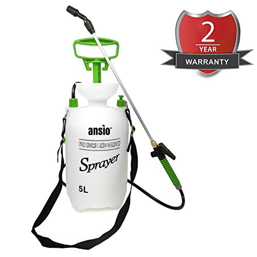 Pulverizador de jardín Pulverizador de presión Acción de Bomba, Ideal con herbicidas, pesticidas, herbicidas, insecticidas, fungicidas - Pulverizador de Bomba de Agua (5 L)