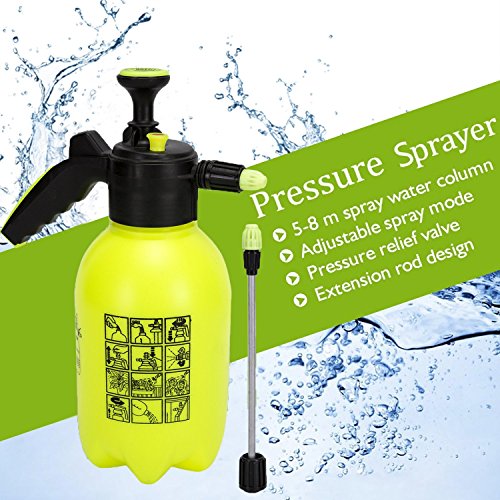 Pulverizador De Presión De Una Sola Mano, 2 Litros, Botella De Spray Portátil Para Jardín, Hervidor De Plantas, Herramienta De Riado, AJardinería, Fertilización, Limpieza